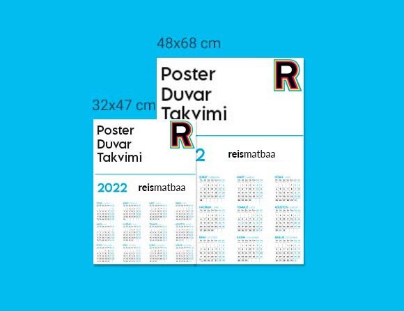Poster Duvar Takvimi