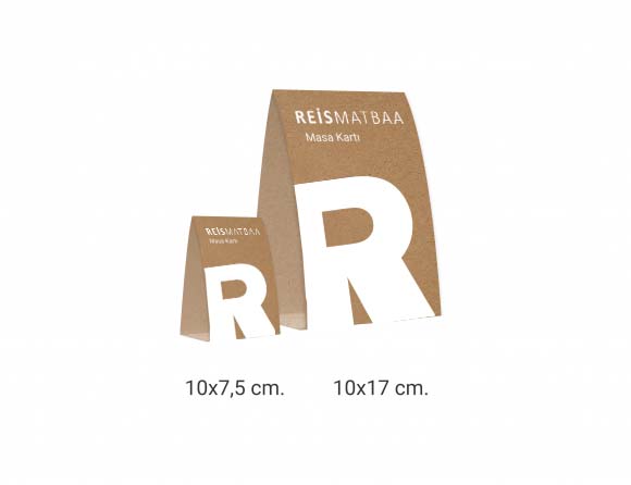 Masa Kartı / Tent Card